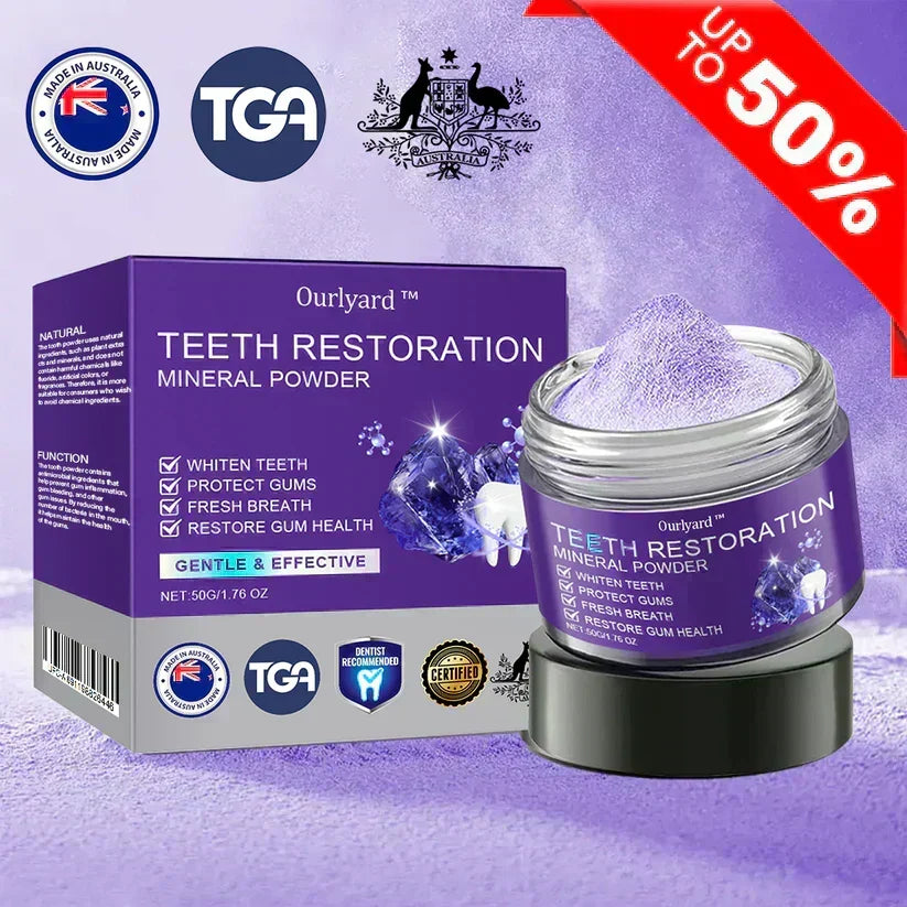 Tooth Powder โ Natural Whitening & Fresh Breath!