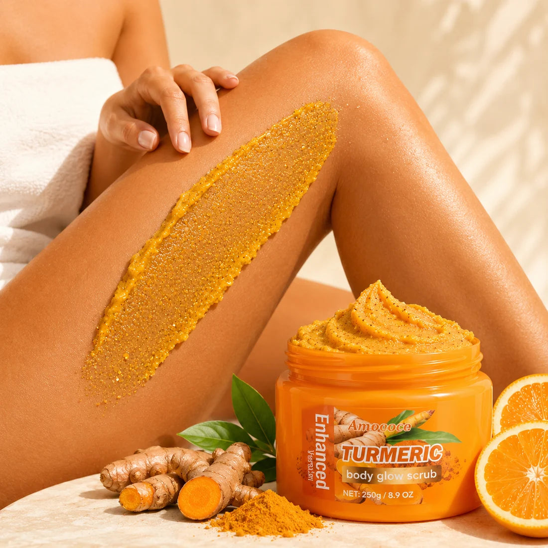 ✨ Turmeric Glow Scrub —