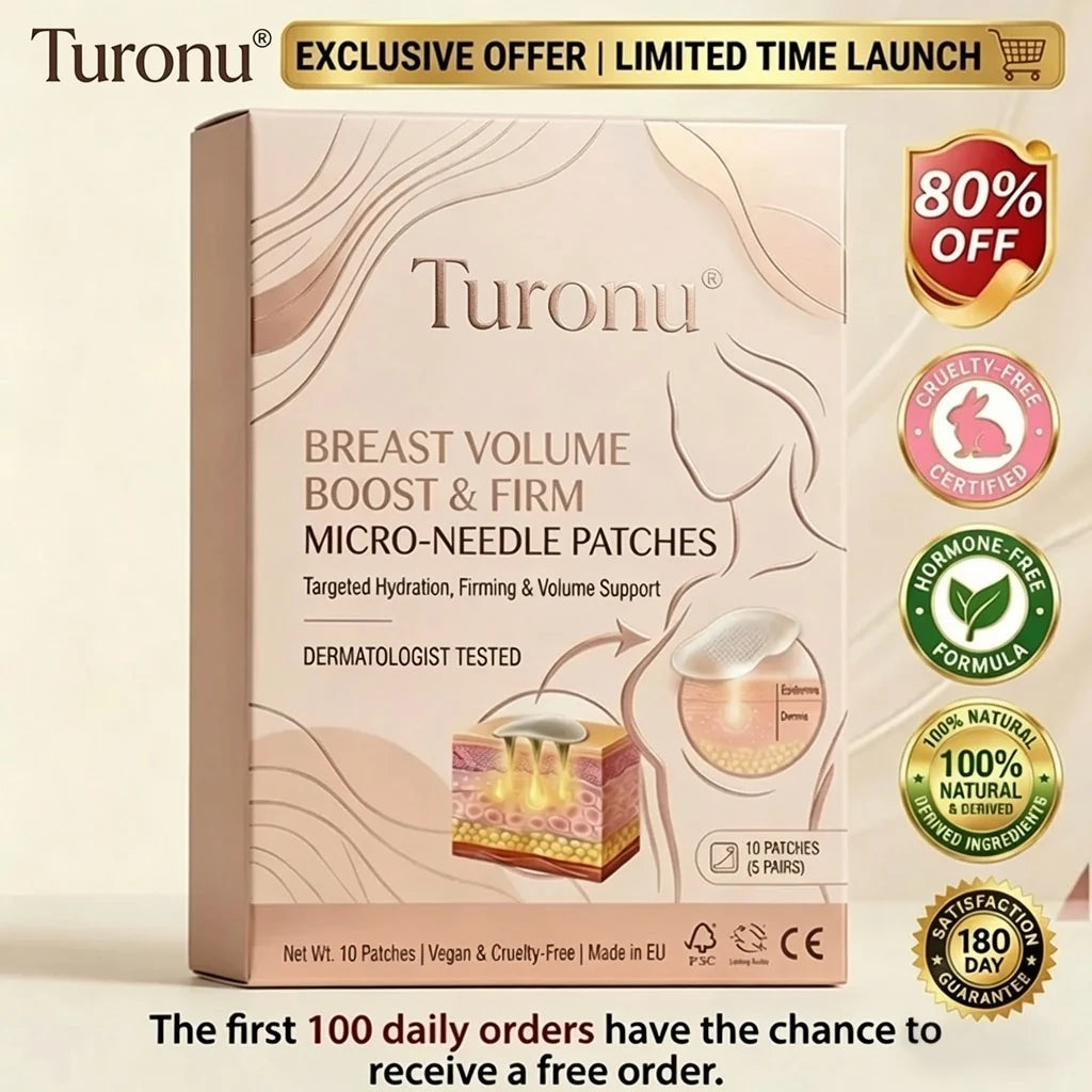 👩‍⚕️Turonu® ✨✨Targeted Breast Enhancement Advanced Nano Microneedle Patch✨