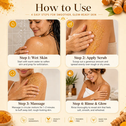 ✨ Turmeric Glow Scrub —